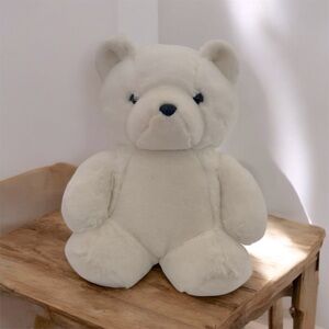White Plush Stuffed White Polar Bear